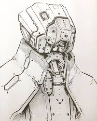 Black And White Robot Drawing Pin By Crow Lee On Robots Mech Suit Drawings Drawings Robot Concept Art Robots Concept