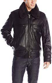 Marc New York By Andrew Marc Men S Carmine Distressed Leather Aviator Bomber Jacket Black Medium Andrew Marc M Mens Outdoor Jackets Aviator Jackets Jackets