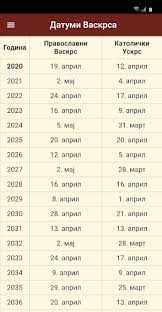 En this year, the country 's military also marked orthodox easter. Crkveni Kalendar Latest Version For Android Download Apk