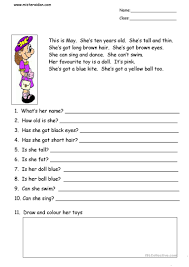 this is may simple reading comprehension english esl worksheets for distance learning and physical classrooms