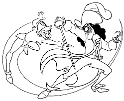 Captain hook is the main antagonist of disney's 1953 animated feature film, peter pan. 18 Characters From Peter Pan Coloring Sheet Coloring Pages