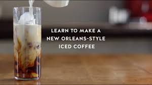 Organic new orleans iced coffee. Blue Bottle Coffee How To Brew New Orleans Style Iced Coffee Youtube