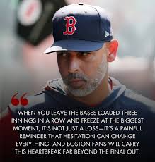 Bases loaded and a choke, you know this is gonna be a loss