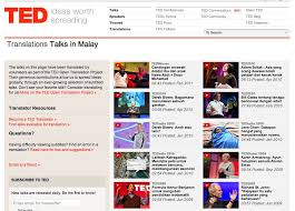 Jump to navigation jump to search. Video Ted Kini Turut Sama Ditawarkan Dalam Pilihan Bahasa Malaysia Amanz