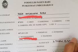 Gambar kertas polos warna hitam kekinian download now jual kertas ka. Beredar Formulir Puskesmas Dengan Pilihan 5 Jenis Kelamin