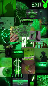 A collection of the top 44 green wallpapers and backgrounds available for download for free. Green Aesthetic Collage Dark Wallpaper Iphone Iphone Wallpaper Tumblr Aesthetic Pretty Wallpaper Iphone