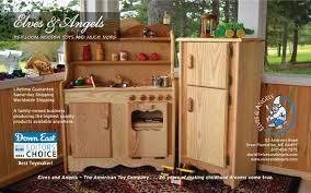 Combining it with the rough and natural design of unfinished pine wood on the cabinets would bring the kitchen to life. Wooden Play Kitchens And More Elves And Angels Elves Angels
