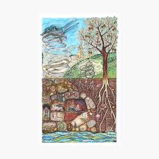 Gleichnis Vom Samann Poster Von Lindscriptorium Redbubble