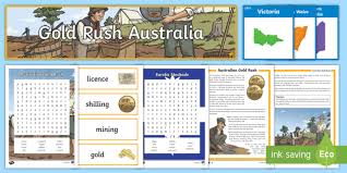 The discovery of gold started a series of rushes that transformed the other australian colonies. Australian Gold Rush Resource Pack Teacher Made