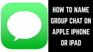 How to name a group message. How To Name Group Chat On Iphone Or Ipad Youtube