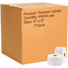 Direct thermal labels do not require a thermal printer ribbon and generally have a permanent adhesive. 50000 Direct Thermal Labels 4 X 6 Very Sticky Made In The Usadirect Thermal Shipping Labels 4x6 Blank Mailing Labels 1 Coreompatible With Ups Fedex Usps Walmart Com Walmart Com