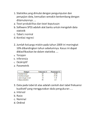 #seratusinstitutedotcom #sinotifonlinedotcom #salam100 #mencerdaskanbangsastatistika adalah ilmu yang mempelajari bagaimana merencanakan, mengumpulkan. Soal Latihan Pengantar Statistika Sosial Pdf