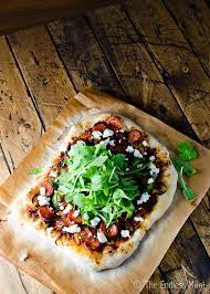 Spicy Chorizo Pizza With Caramelized Onions Goat Cheese Recipe Chorizo Pizza Caramelized Onions Chorizo