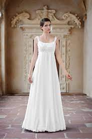 Auf der suche nach brautkleid empire ? Empire Umstandsbrautkleid Mit Tragern Kleiderfreuden