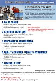 Cahaya mutiara merupakan toko cat. Oil Gas Vacancies Vacancies Cma Sibu