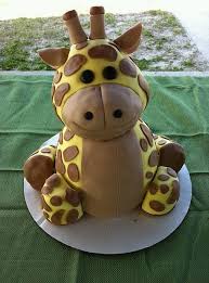 This Would Be Cute For My Nephew Miles Gateau Girafe Idee Gateau Decorations De Gateaux