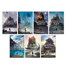 The book focuses on a futuristic, steampunk version of london. Mortal Engines Pack X 7 Scholastic Shop