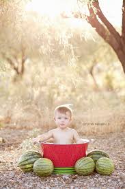 Be careful to avoid getting any alcohol on baby's skin. Watermelon Baby Bath After Smash Session Absolutely Adorable Watermelon Baby Baby Photography Beautiful Photography
