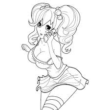 Ausmalbilder Anime Madchen 1ausmalbilder Com