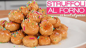 Quella degli struffoli è una ricetta antica, che si tramanda nelle famiglie, la. Struffoli Low Fat Cicerchiata Al Forno Youtube