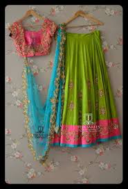 Pin By Vi Jjee Kola On Final Lehangas Half Saree Half Saree Lehenga Half Saree Designs