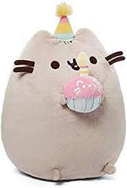Amazon Com Gund Pusheen Snackables Birthday Cupcake Plush Stuffed Animal Gray 10 5 Gund Toys Games Pusheen Plush Pusheen Merchandise Pusheen Birthday