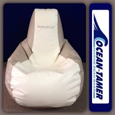 Ocean Tamer Teardrop Marine Bean Bag With A Custom World Cat Boats Logo Embroidered On The Headrest Www Ocean Tamer Com Marine Boat Names Bean Bag