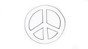 Hand peace sign drawing step by step. How To Draw The Peace Symbol My How To Draw