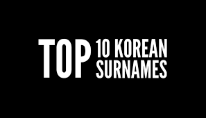 See the pronunciation key for a guide on how to write the sounds; Top 10 Korean Family Names In South Korea Korean Slate