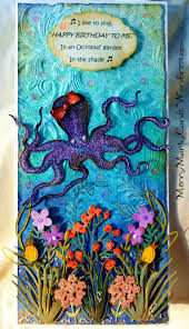 Octopus S Garden Birthday Card Birthday Cards Cards Garden Birthday