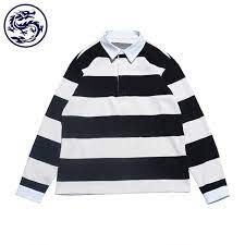 $39.00 there are 2 additional color options + 2 Bsci Custom Men S Black White Cotton Long Sleeve Striped Polo Shirt Buy Black White Striped Polo Shirt Cotton Polo Shirt Long Sleeve Polo Shirt Product On Alibaba Com