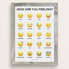 Amazon Com How Are You Feeling Emoji Feelings Chart Therapy