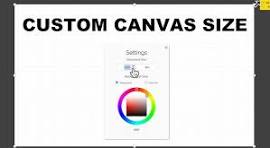 Make a Custom Canvas Size Using Logomakr.com