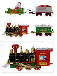 Appearing to float around your tree, this charming christmas tree train features an engine with a flashing headlight and realistic sounds. Christmas Train In Your Christmas Tree Train Set 4 Piece Set Animation Toys Buy Online From The Christmas Warehouse