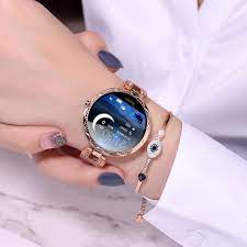 The infamous calculator watch has been around since the 1970s, but smartwatches have finally reached the point that they're, well, smart. Fashion Women S Smart Watch Waterproof Wearable Device Heart Rate Monitor Sports Smartwatch For Women Ladies Smart Watches Aliexpress