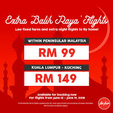 Check availability and book online — when you've found a promo fare that you would like to book, the best way to check if they are available is to do a flight search online, directly on airasia's website or mobile app. Airasia Balik Raya Late Night Flights At Fixed Low Fares Airasia Newsroom