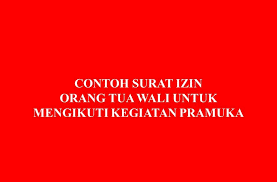 Untuk membuat surat izin tersebut, maka berikut ini salah satu contoh yang bisa menjadi recomended. Contoh Surat Izin Orang Tua Wali Untuk Mengikuti Kegiatan Pramuka Husnuls492 Com