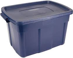 Get the best deals on oil tanks fairings & panels. Amazon Com Rubbermaid Roughneck Tote Storage Container 25 Gallon Dark Indigo Metallic 1841375 Home Kitchen