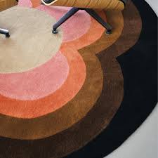 Wir sind profis wenn es. Orla Kiely Runder Sunflower Teppich Rosa 150cm Kaufen Amara