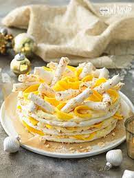 Mango White Chocolate Coconut Gateau Recipe Australian Christmas Desserts Xmas Food Christmas Cooking