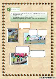 Kami tenggelam dalam nikmat keduniawian selama satu bulan. Lkpd Kelas V Sd T8 St3 Pb1 Ellakarci Worksheet