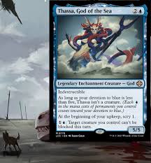 Thassa, God of the Sea *SEA CREATURES* Commander BLUE Deck MTG  Ready-to-Play EDH