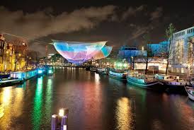 Janet Echelman 1 26 Installation At The Amsterdam Light Festival Amsterdam Holidays Amsterdam Travel Visit Amsterdam