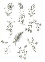 30 Gorgeous Beginner Floral Embroidery Patterns Ideas Flower Embroidery Designs Small Flower Drawings Flower Line Drawings
