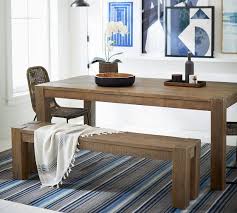 west dining table with bench