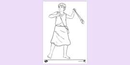 Download or print this amazing coloring page: King David And Absalom Colouring Ks1 Colouring Pages