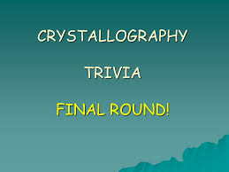 Think you know a lot about halloween? Crystallography Trivia Final Round Round 3 Question 1 Twins Are Said To Add Another Level Of Symmetry To A Crystal Why Is This Ppt Download