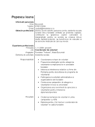 Student sau absolvent la inceput de cariera vreau sa dau startul carierei mele. Model De Cv Student