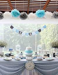 Qian S Party Baby Boy Baby Shower Decorations Baby Shower Backdrop Blu Noa Baby Shower Decorations For Boys Girl Baby Shower Decorations Baby Shower Backdrop