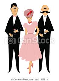 Une envie de retro dinner party? Retro Dinner Party Dinner Party Guests Canstock